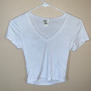 Cute simple white top